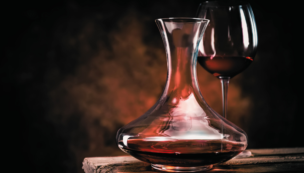 carafe de vin rouge