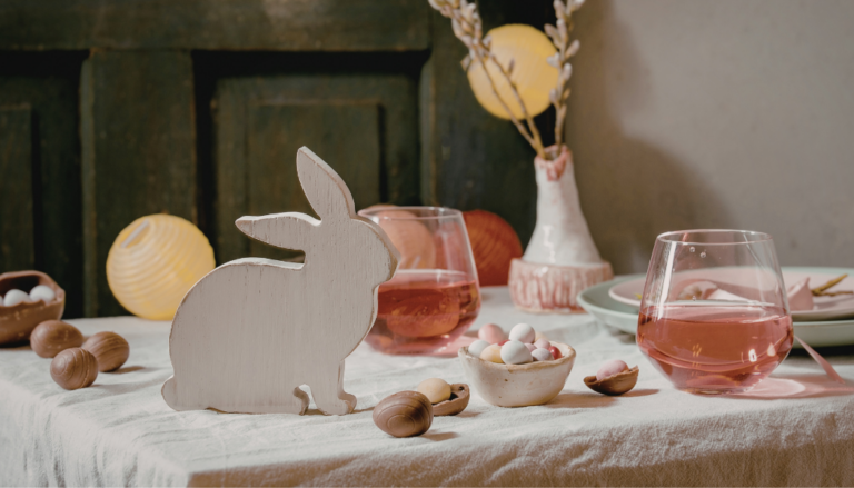 table décorée pour Paques