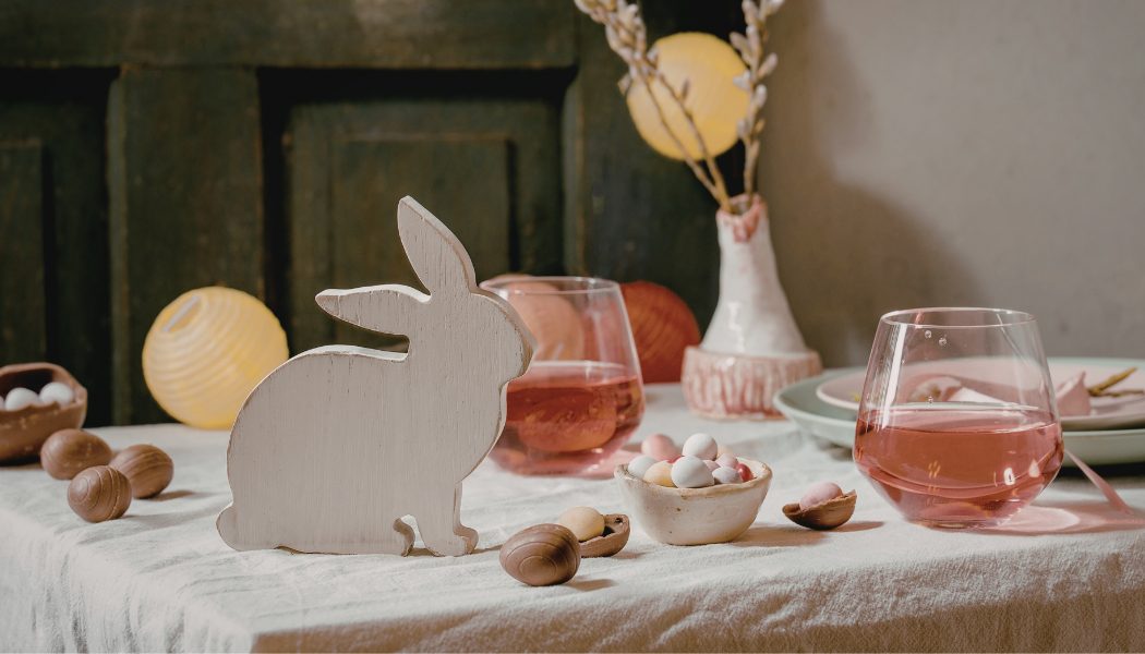 table décorée pour Pâques